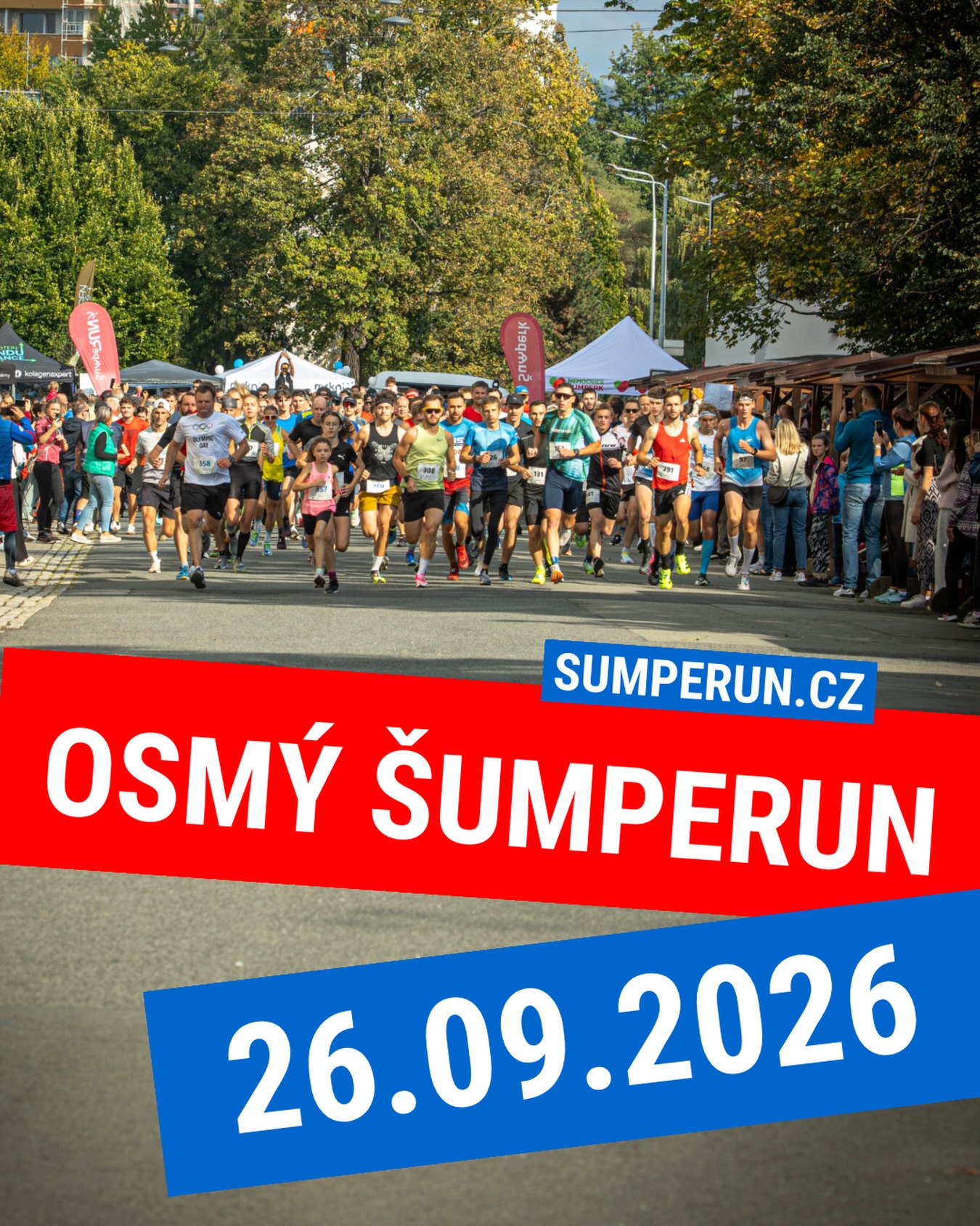 ŠumpeRUN 2026: Osmý ročník městského běhu odstartuje 26. září